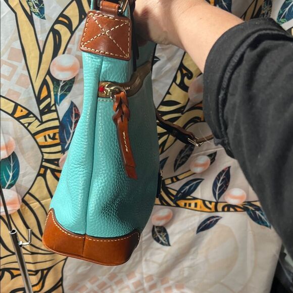 Dooney & Bourke Teal Shoulder Bag - Picture 5 of 16